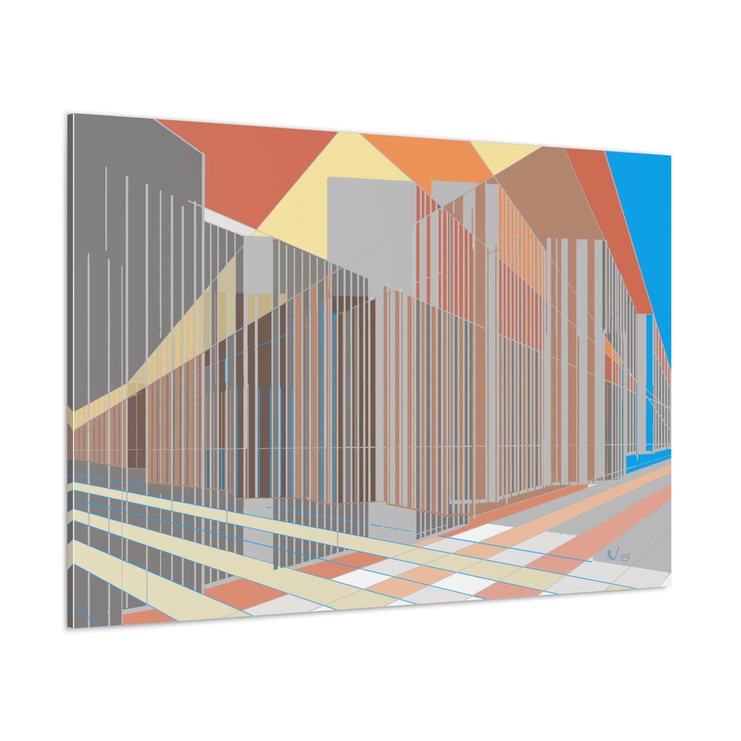 Both and, subdued vibrance (A)- Classic canvas (Free shipping in Australia)