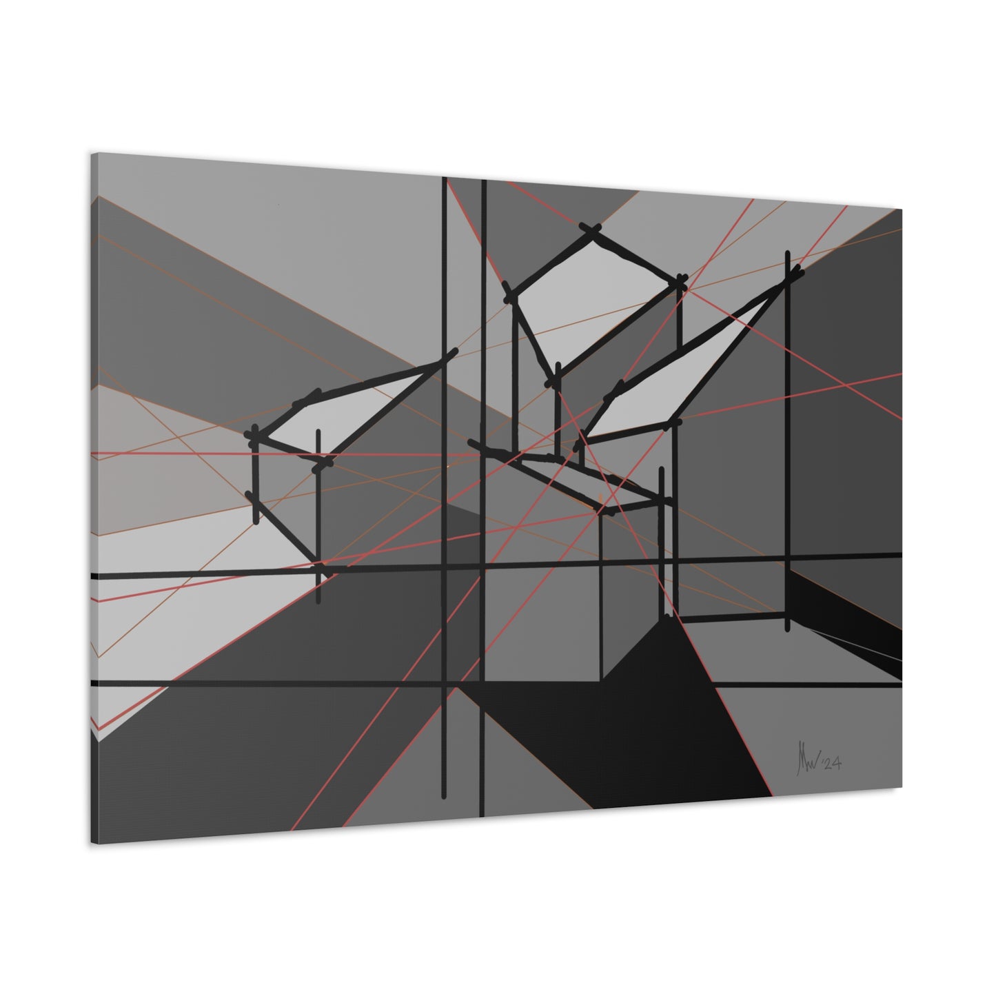 Playful 1 (A)- Classic canvas (Free shipping in Australia)