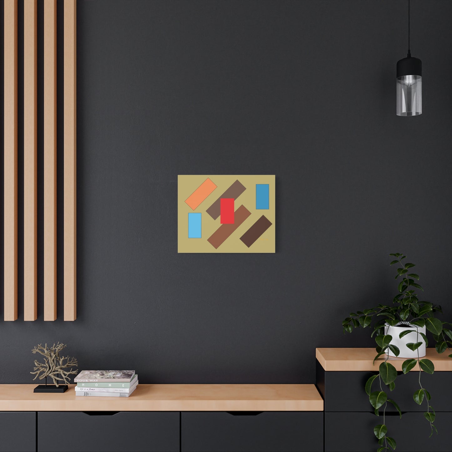 Vibrant floating flyover (A)- Classic Canvas (Free shipping in Australia)