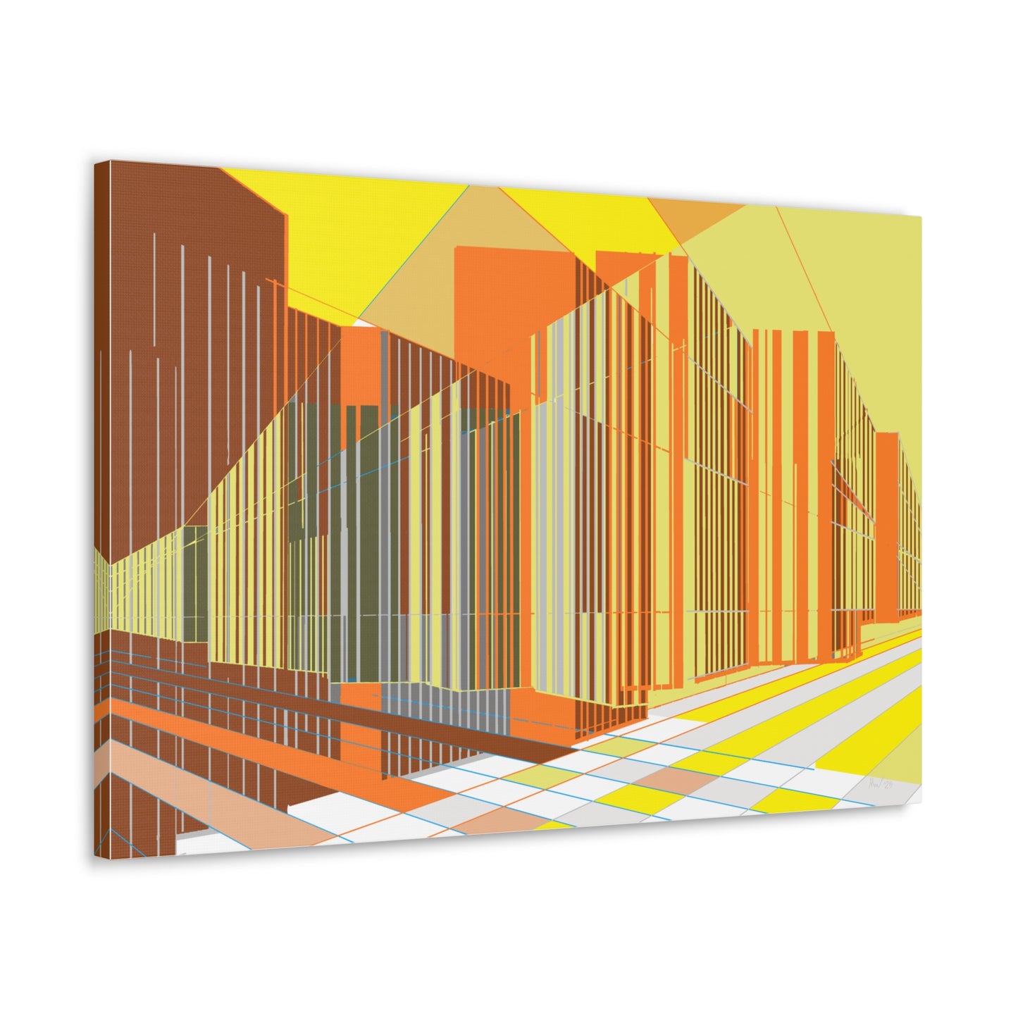 Both and, sunset (A)- Classic canvas (Free shipping in Australia)
