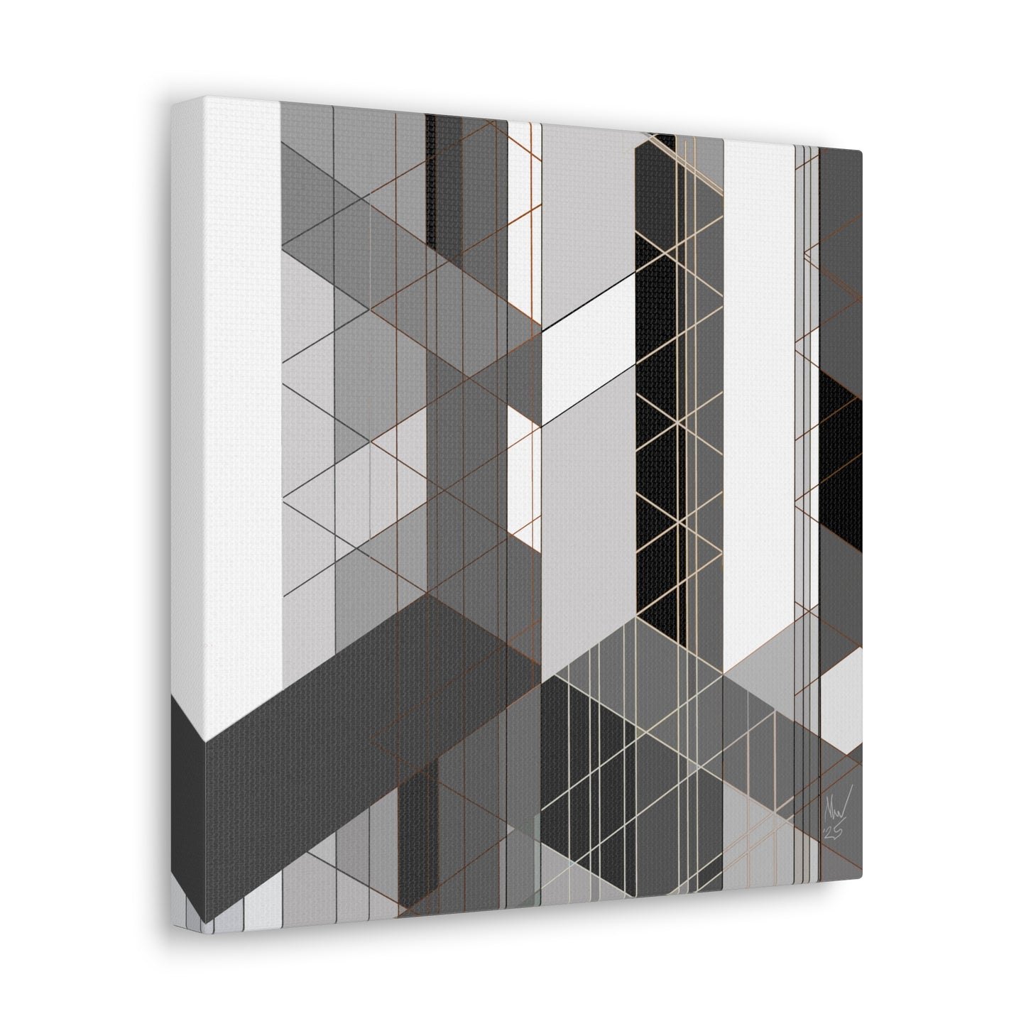 Urban complexity- B & W (A)- Classic canvas (Free shipping in Australia)