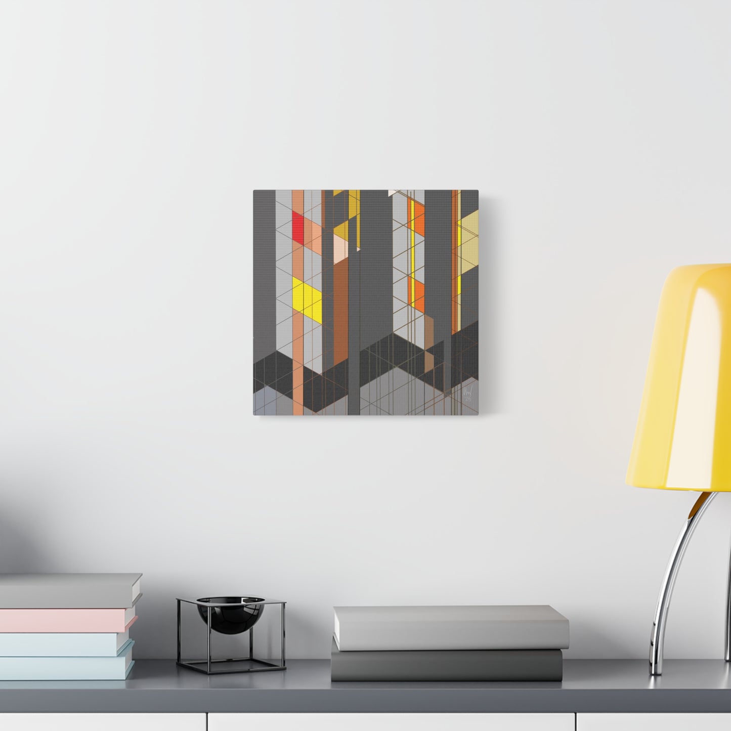 Chequered complexity (A). Classic canvas (Free shipping in Australia)