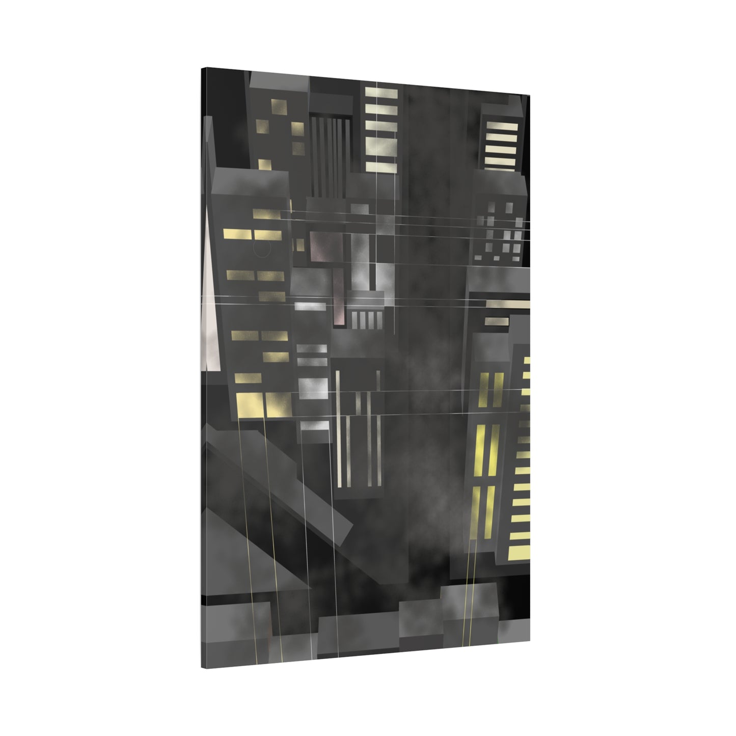 Skyward misty urbanscape (U)- Free shipping in the US