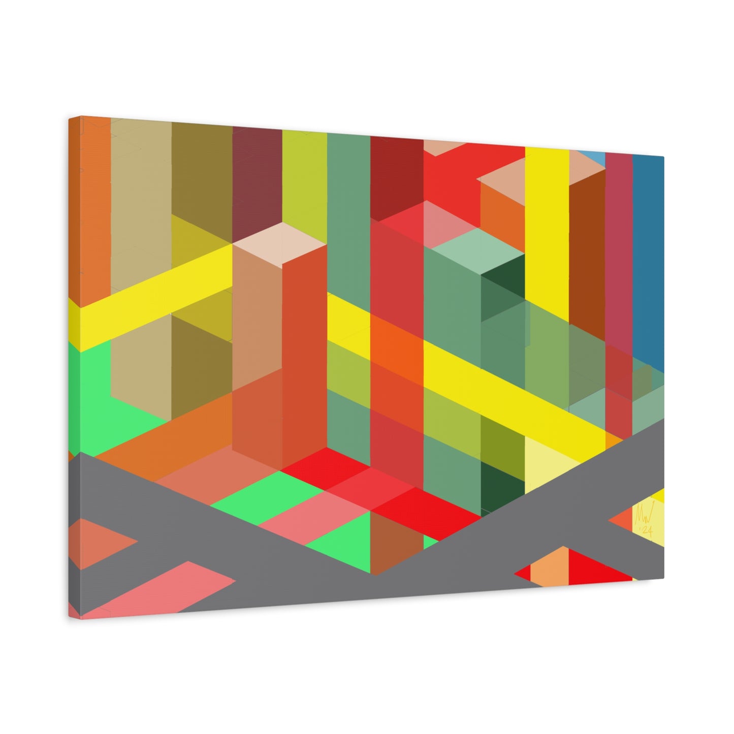 Vibrant urban complexity (U)- Free shipping in the US