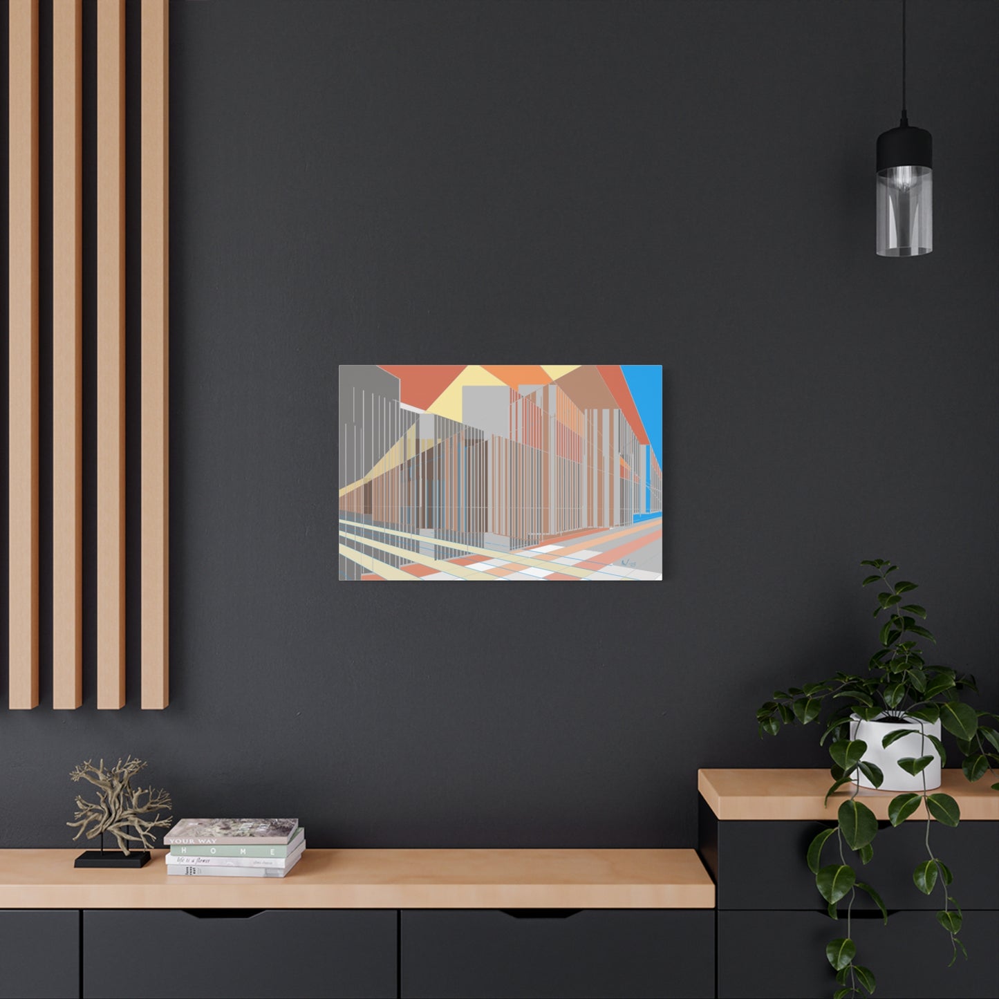 Both and, subdued vibrance (A)- Classic canvas (Free shipping in Australia)