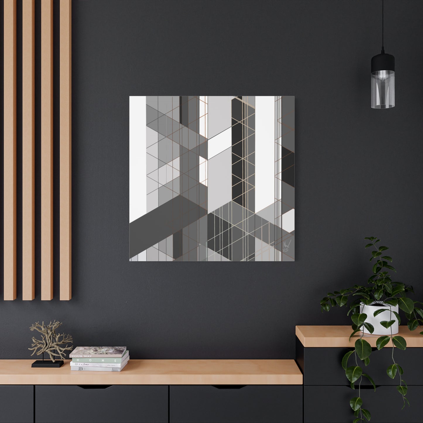 Urban complexity- B & W (U)- Free shipping in USA