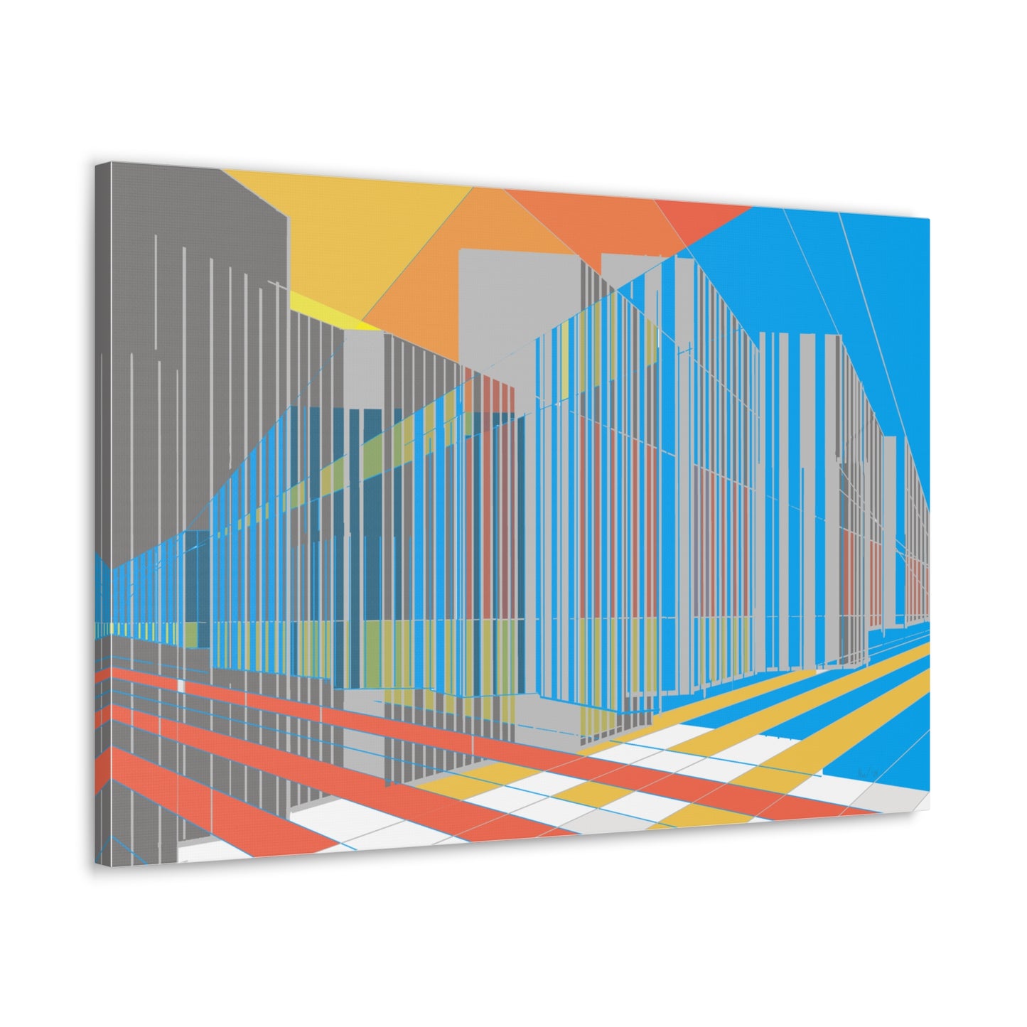 Both and, vibrant sky (A)- Classic canvas (Free shipping in Australia)