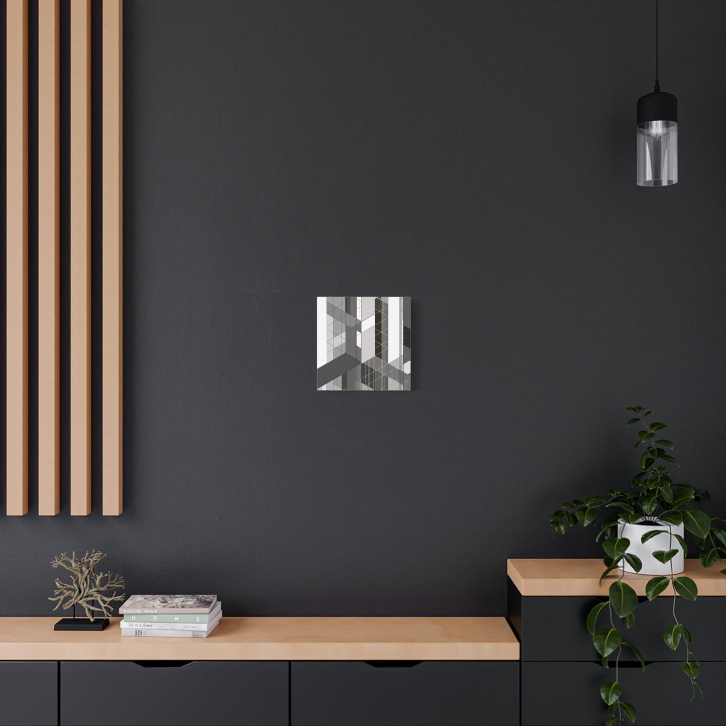 Urban complexity- B & W (A)- Classic canvas (Free shipping in Australia)