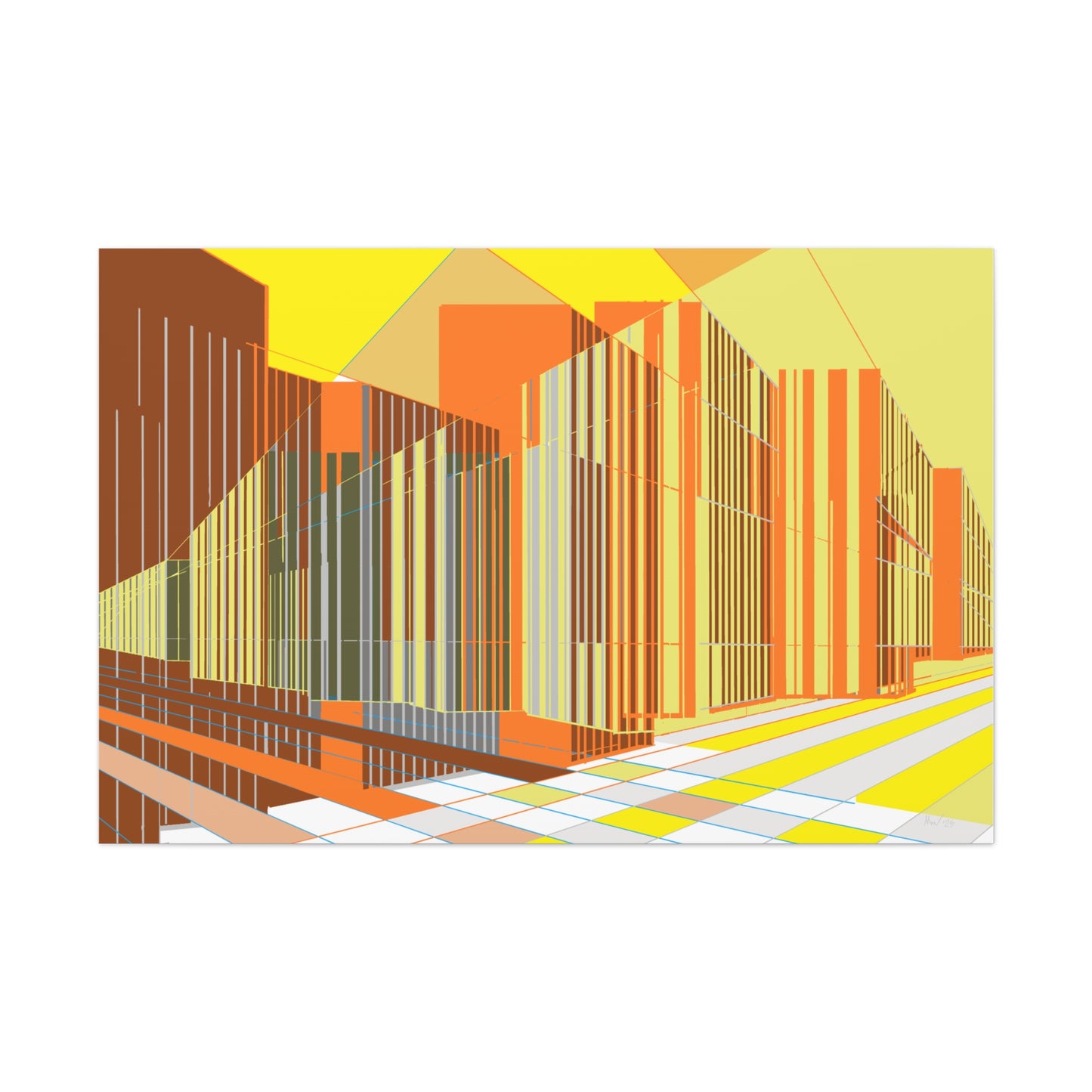 Both and, sunset (A)- Classic canvas (Free shipping in Australia)