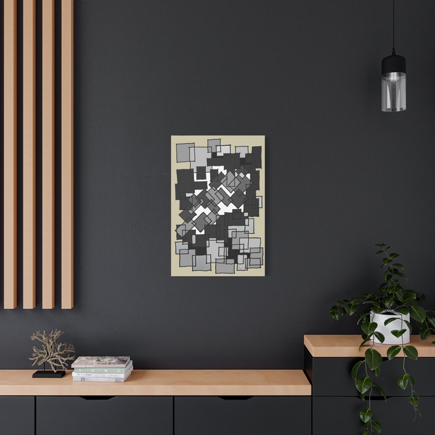 Blocks puzzle (A)- Classic canvas (Free shipping in Australia)