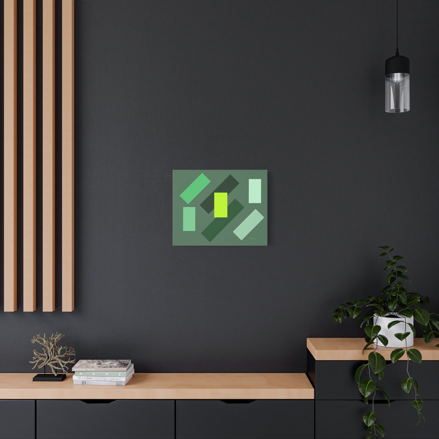 Green float flyover (A)- Classic Canvas (Free shipping in Australia)