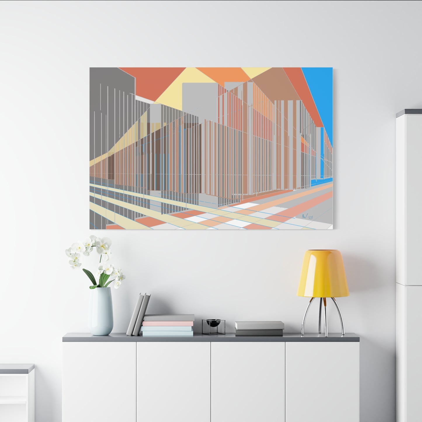 Both and, subdued vibrance (A)- Classic canvas (Free shipping in Australia)