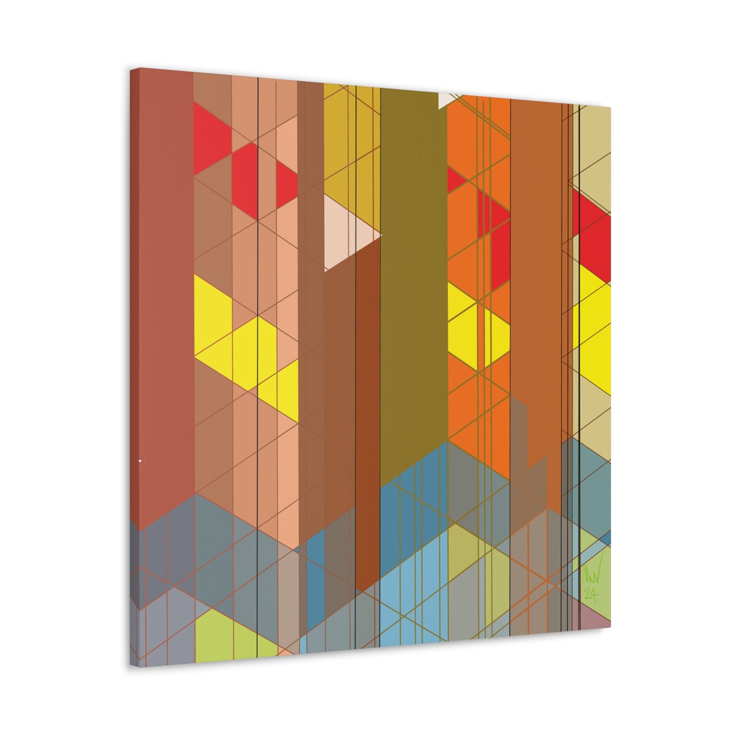 Subdued complexity (A)- Classic canvas (Free shipping in Australia)