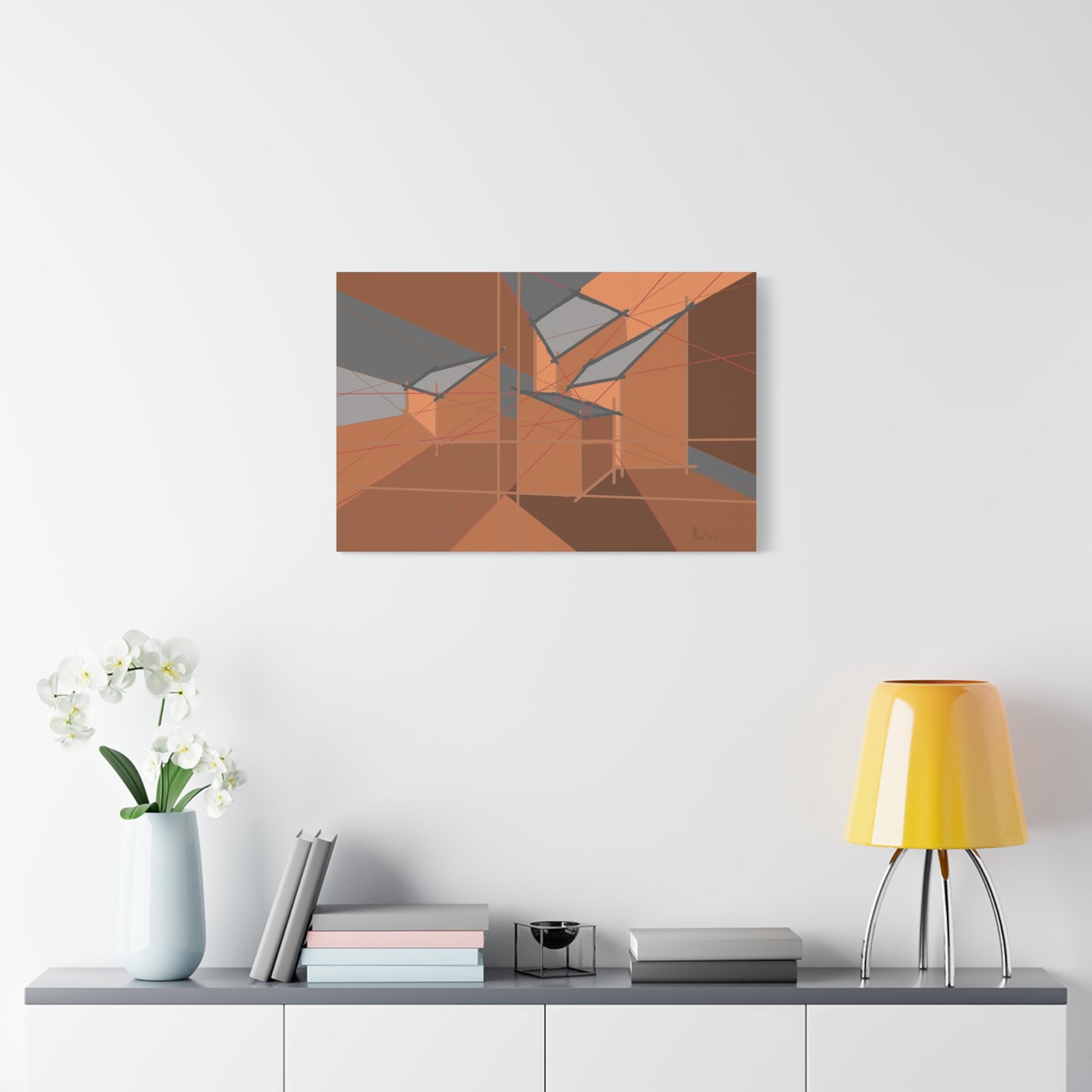 Playful brown 2 (A)- Classic canvas (Free shipping in Australia)