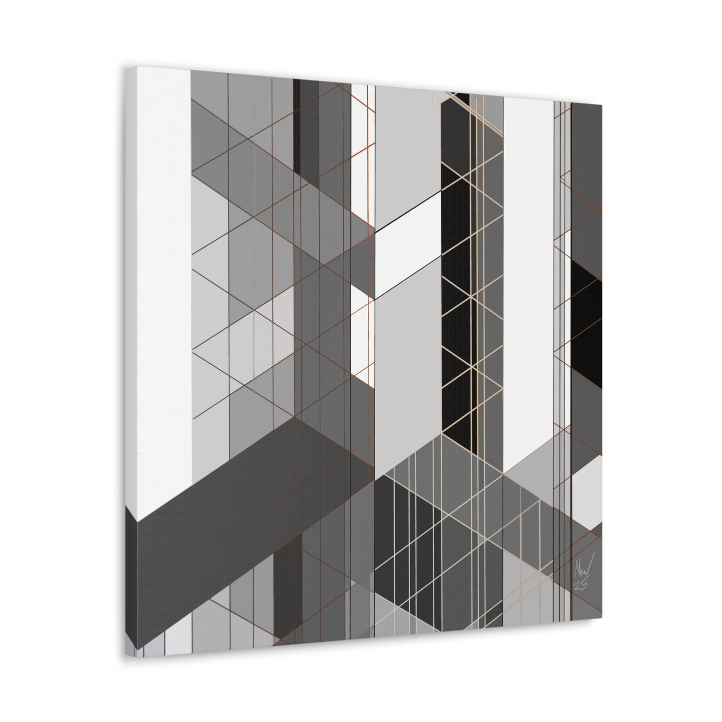 Urban complexity- B & W (A)- Classic canvas (Free shipping in Australia)