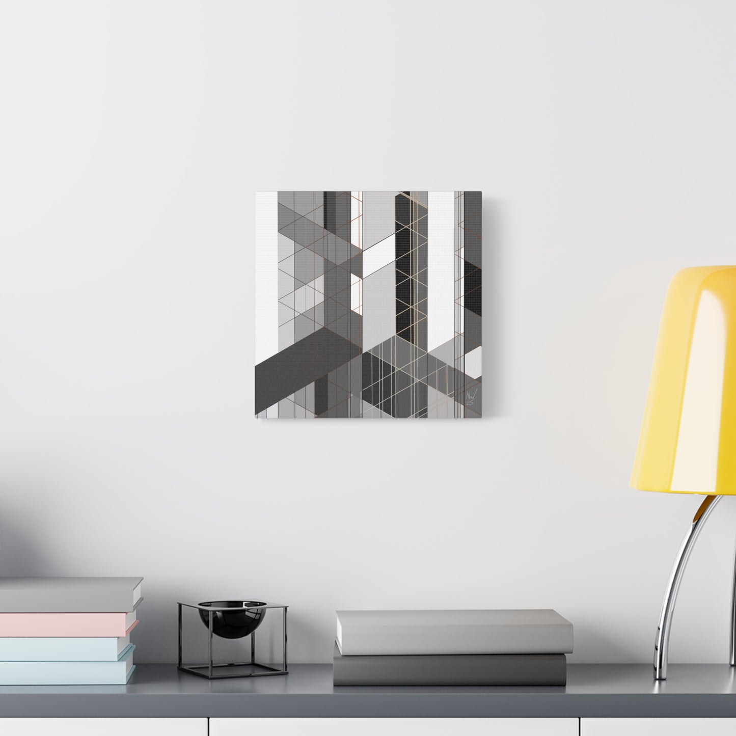 Urban complexity- B & W (A)- Classic canvas (Free shipping in Australia)
