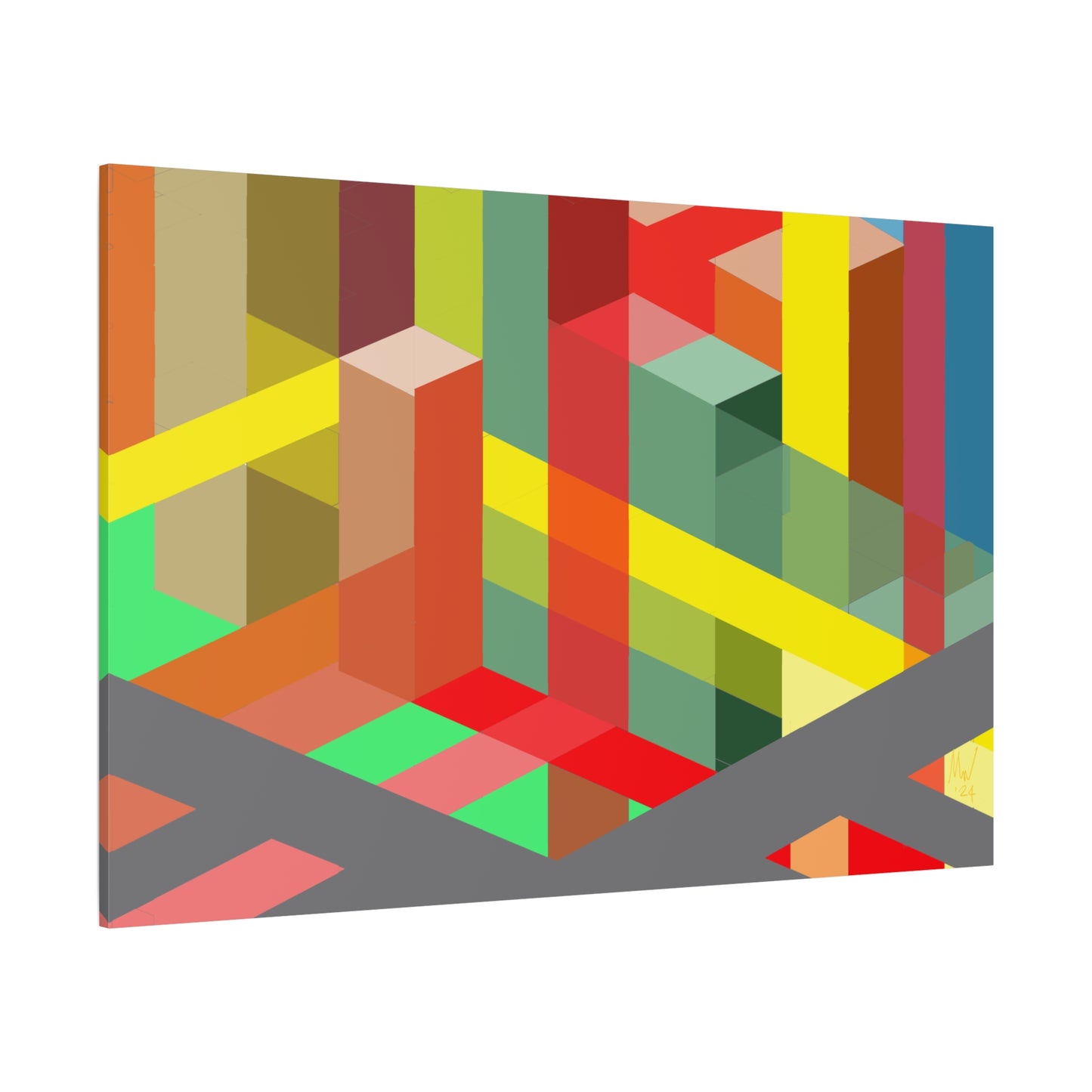 Vibrant urban complexity (U)- Free shipping in the US