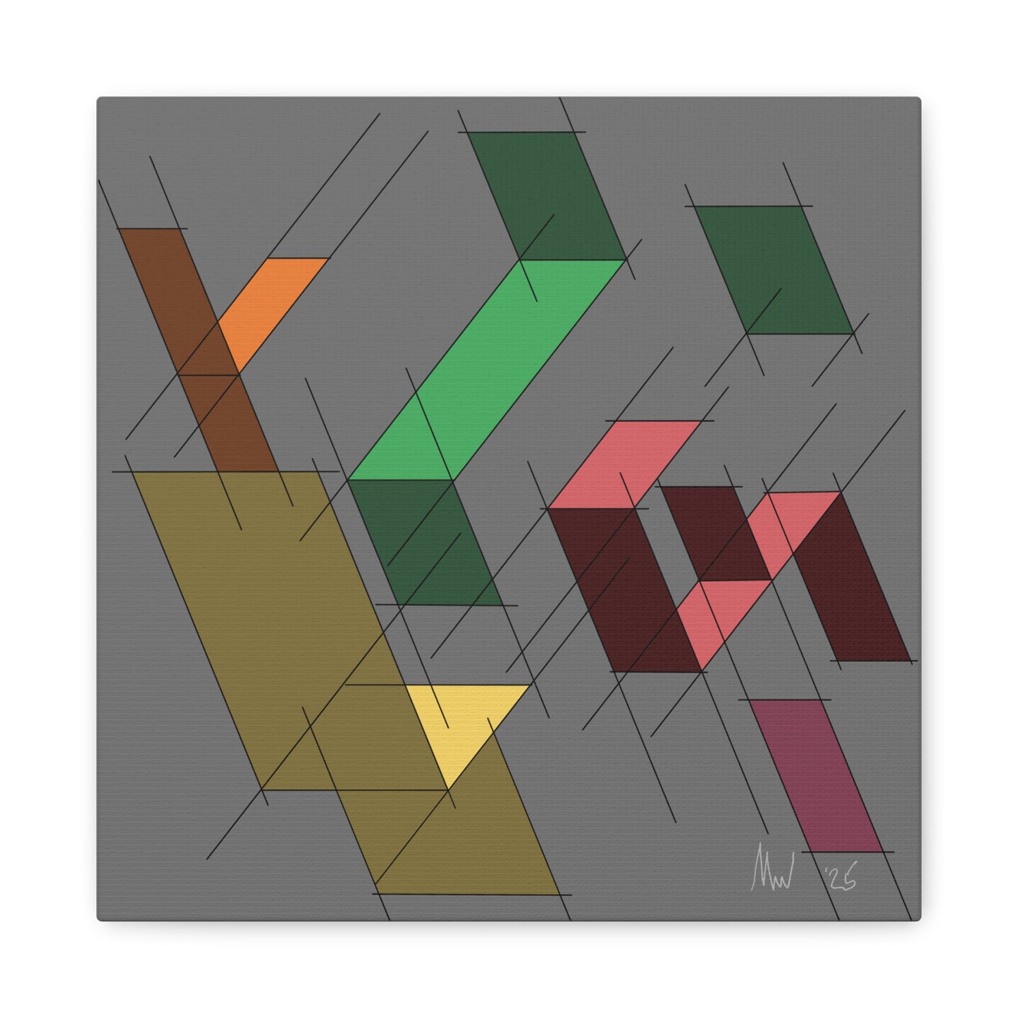 Active floating planes (A)- Classic canvas (Free shipping in Australia)