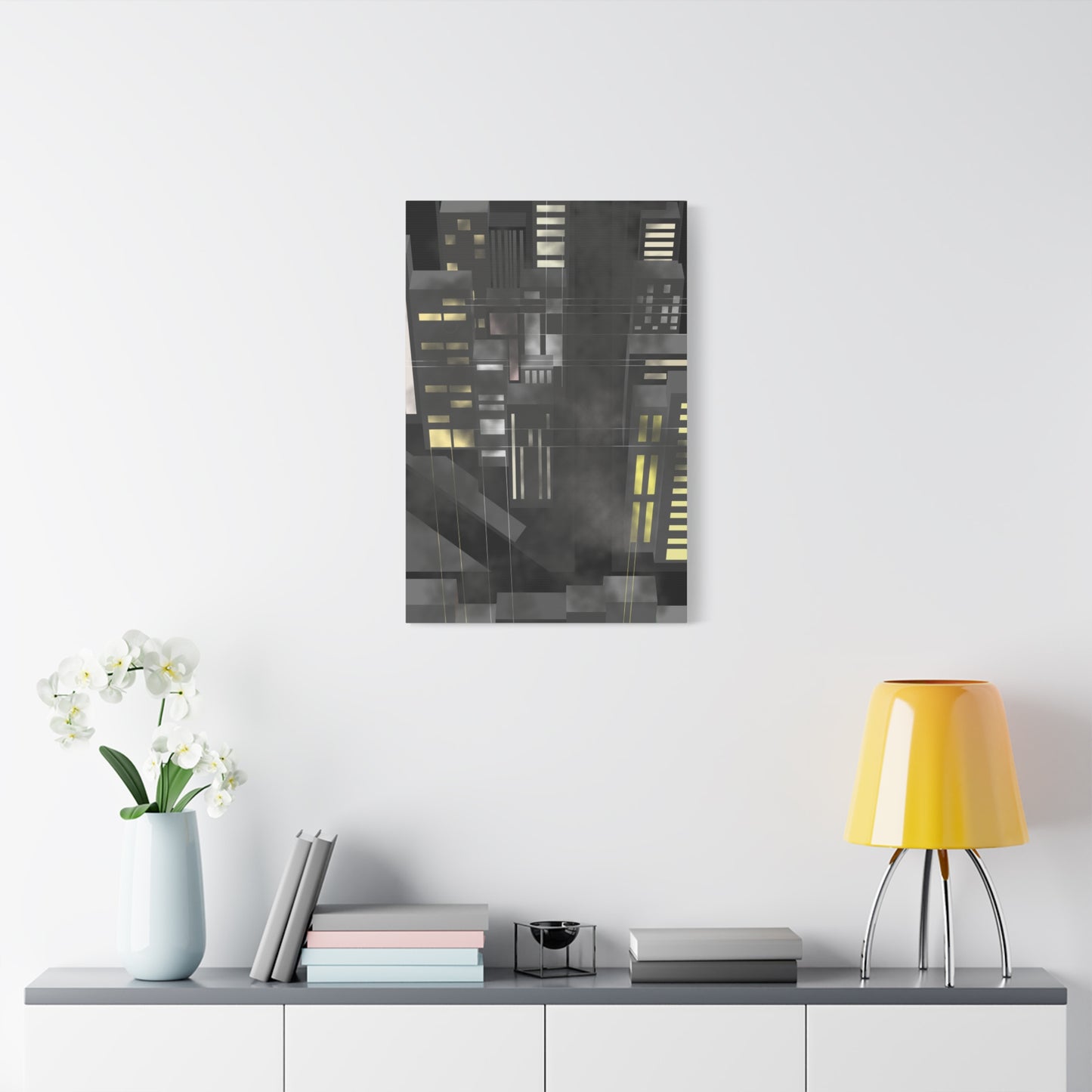 Skyward misty urbanscape (U)- Free shipping in the US