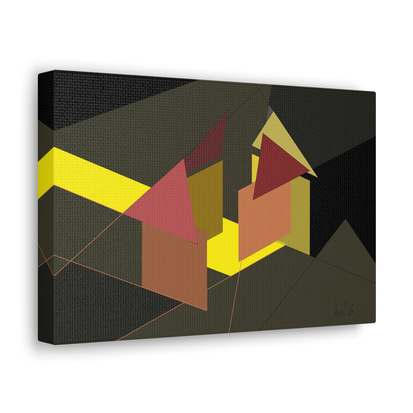 On site at dusk (A)- Classic canvas (Free shipping in Australia)