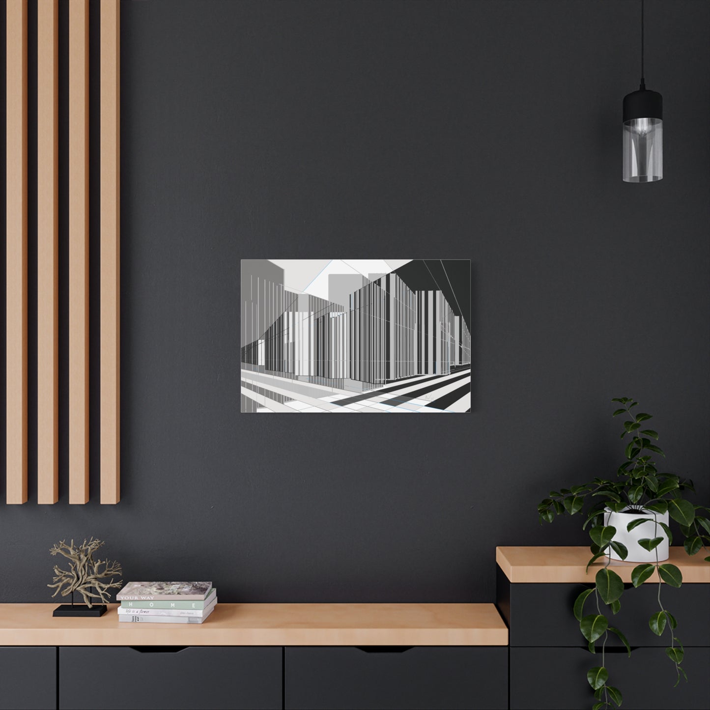 Both and, B & W (A)- Classic canvas (Free shipping in Australia)