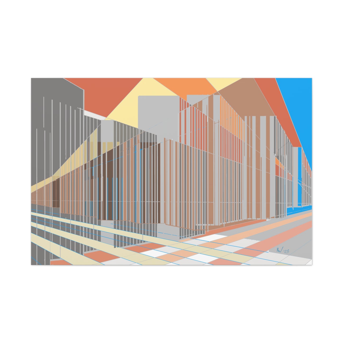 Both and, subdued vibrance (A)- Classic canvas (Free shipping in Australia)