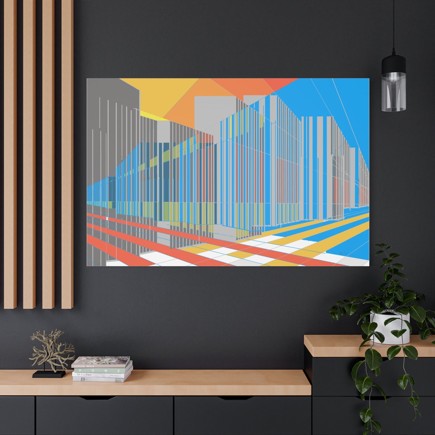 Both and, vibrant sky (A)- Classic canvas (Free shipping in Australia)
