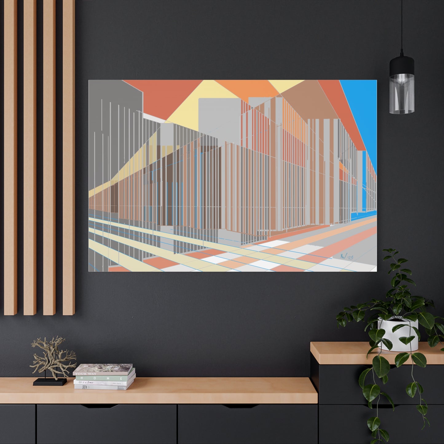 Both and, subdued vibrance (A)- Classic canvas (Free shipping in Australia)