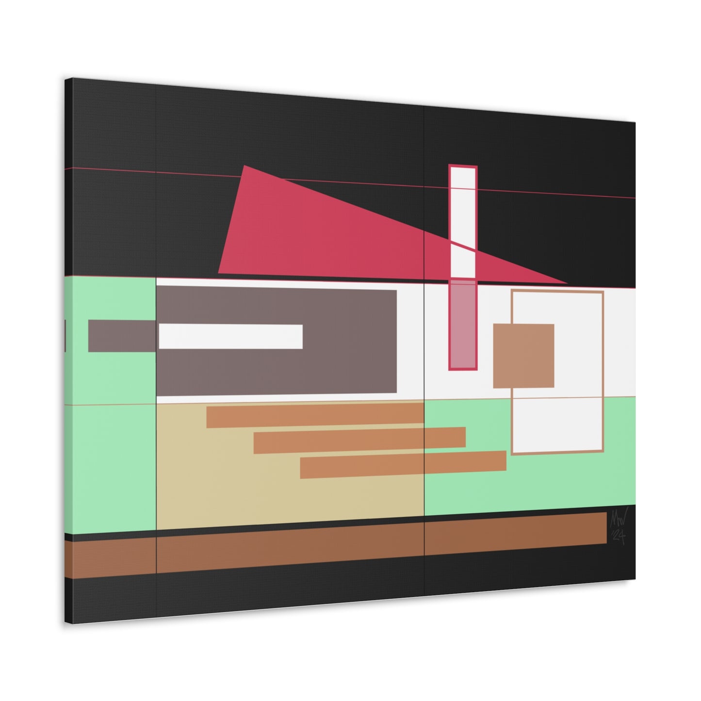 Green poise (A)- Classic canvas (Free shipping in Australia)