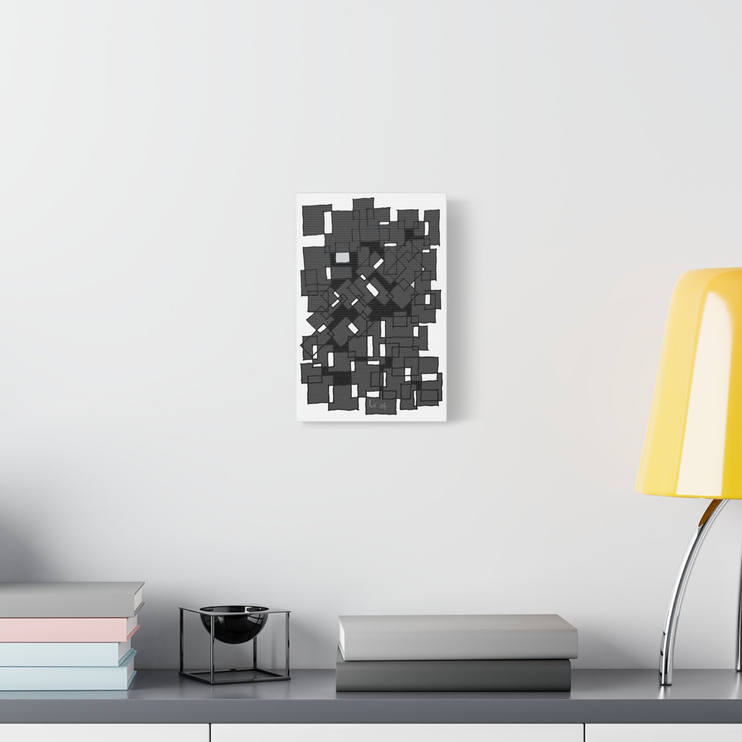 Blocks- secret map (A)- Classic canvas (Free shipping in Australia)
