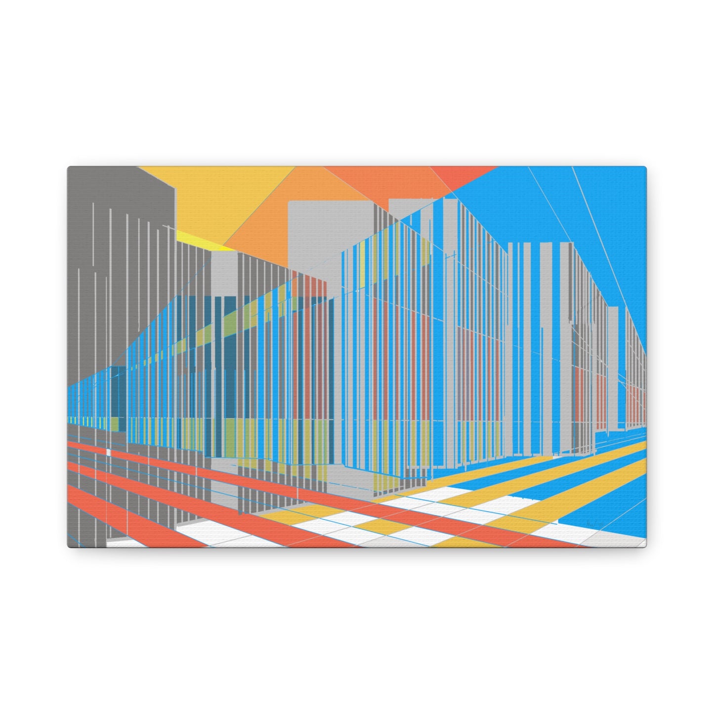 Both and, vibrant sky (A)- Classic canvas (Free shipping in Australia)
