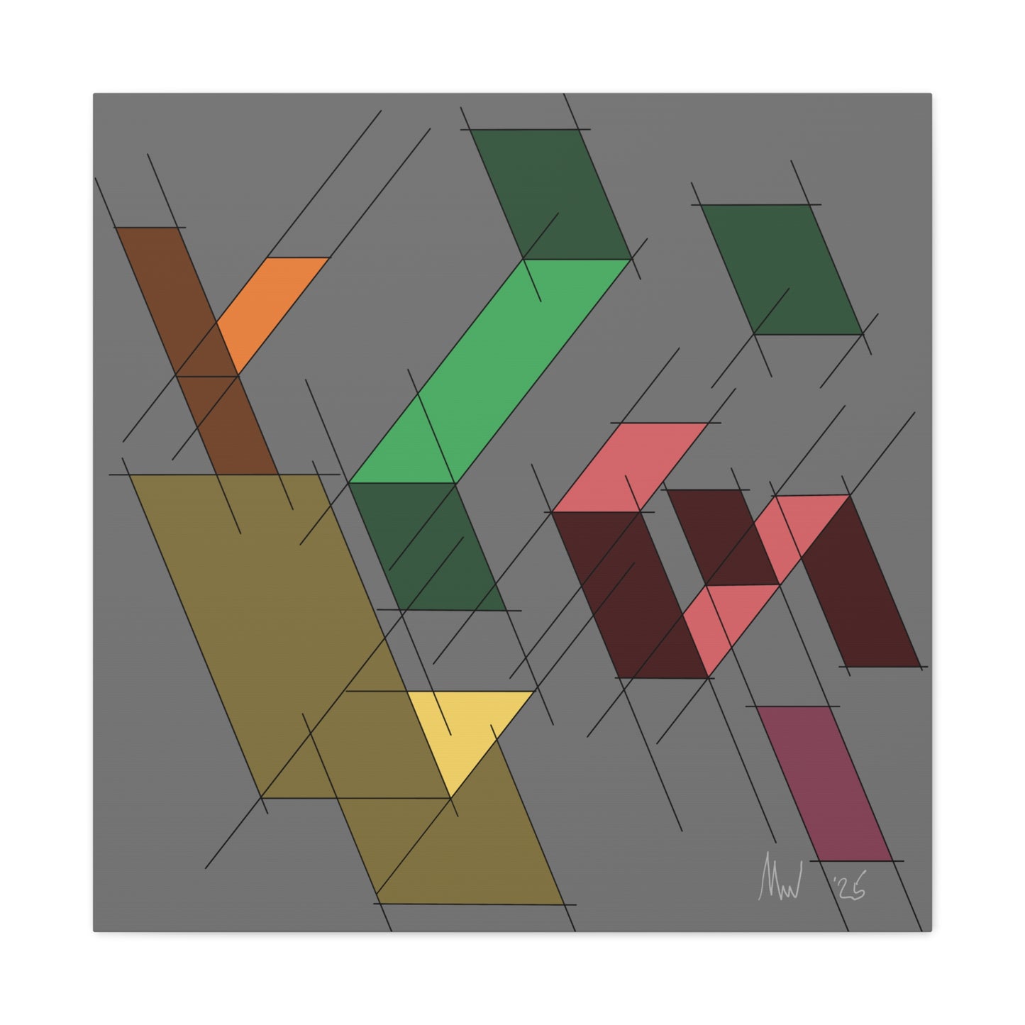 Active floating planes (A)- Classic canvas (Free shipping in Australia)