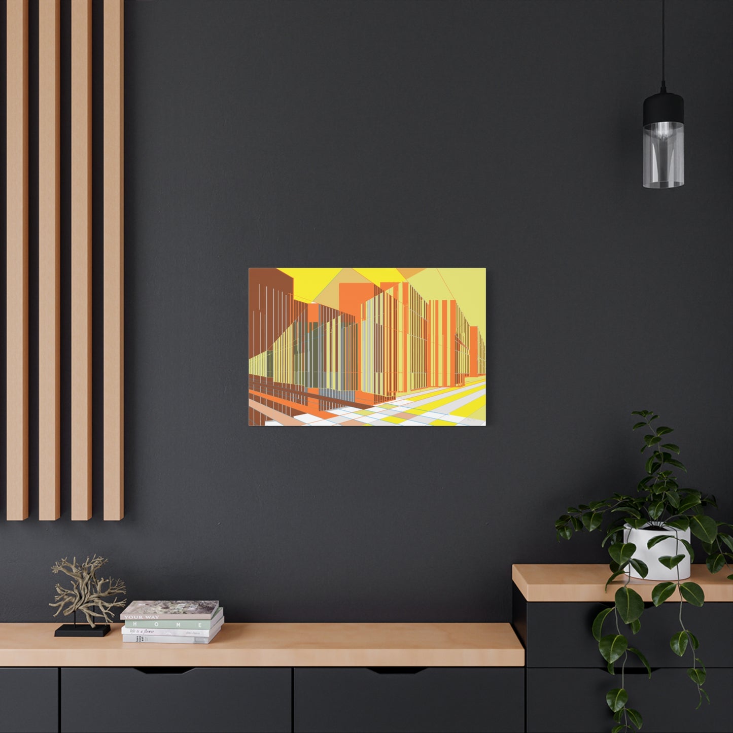 Both and, sunset (A)- Classic canvas (Free shipping in Australia)