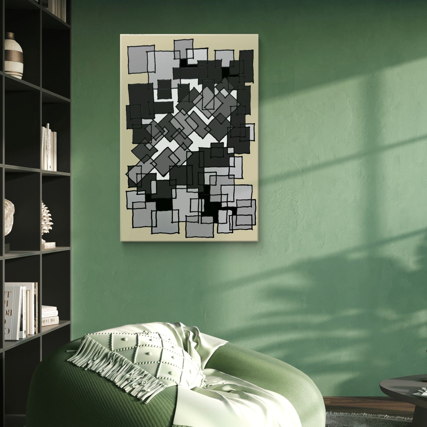 Blocks puzzle (A)- Classic canvas (Free shipping in Australia)