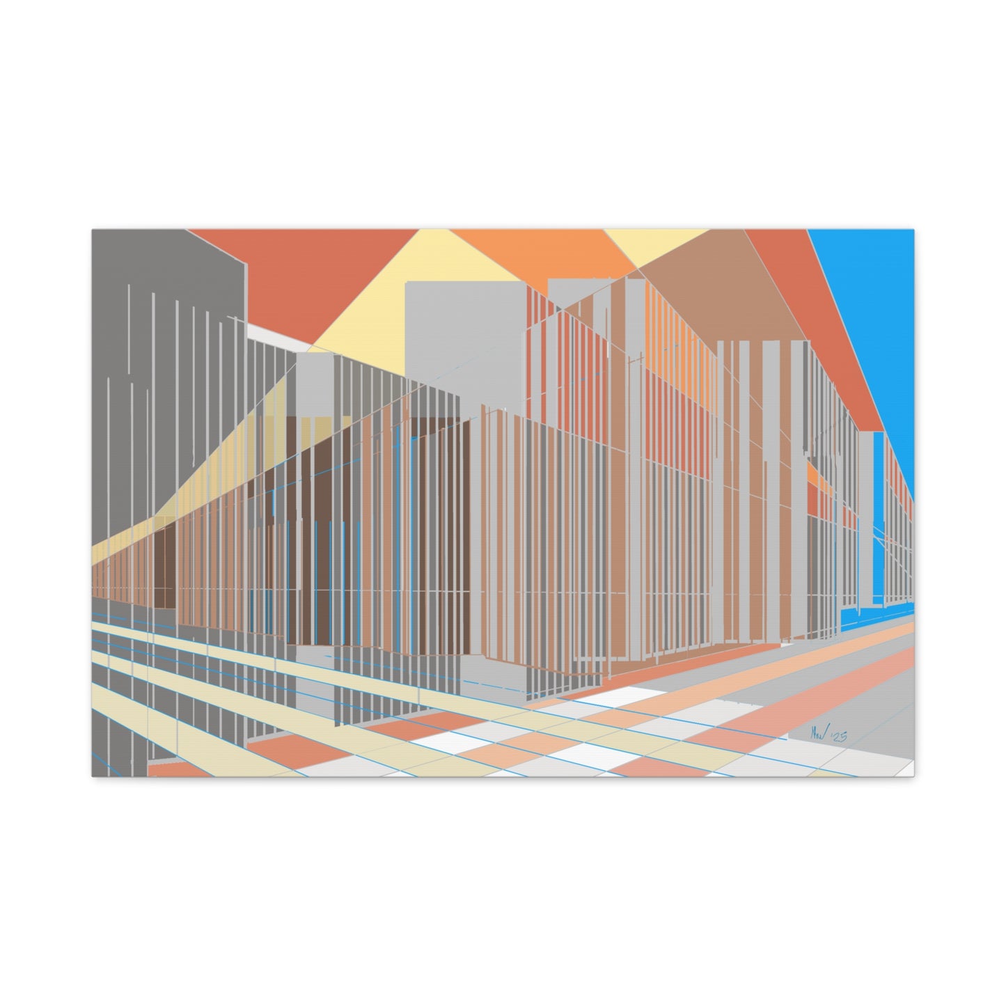 Both and, subdued vibrance (A)- Classic canvas (Free shipping in Australia)