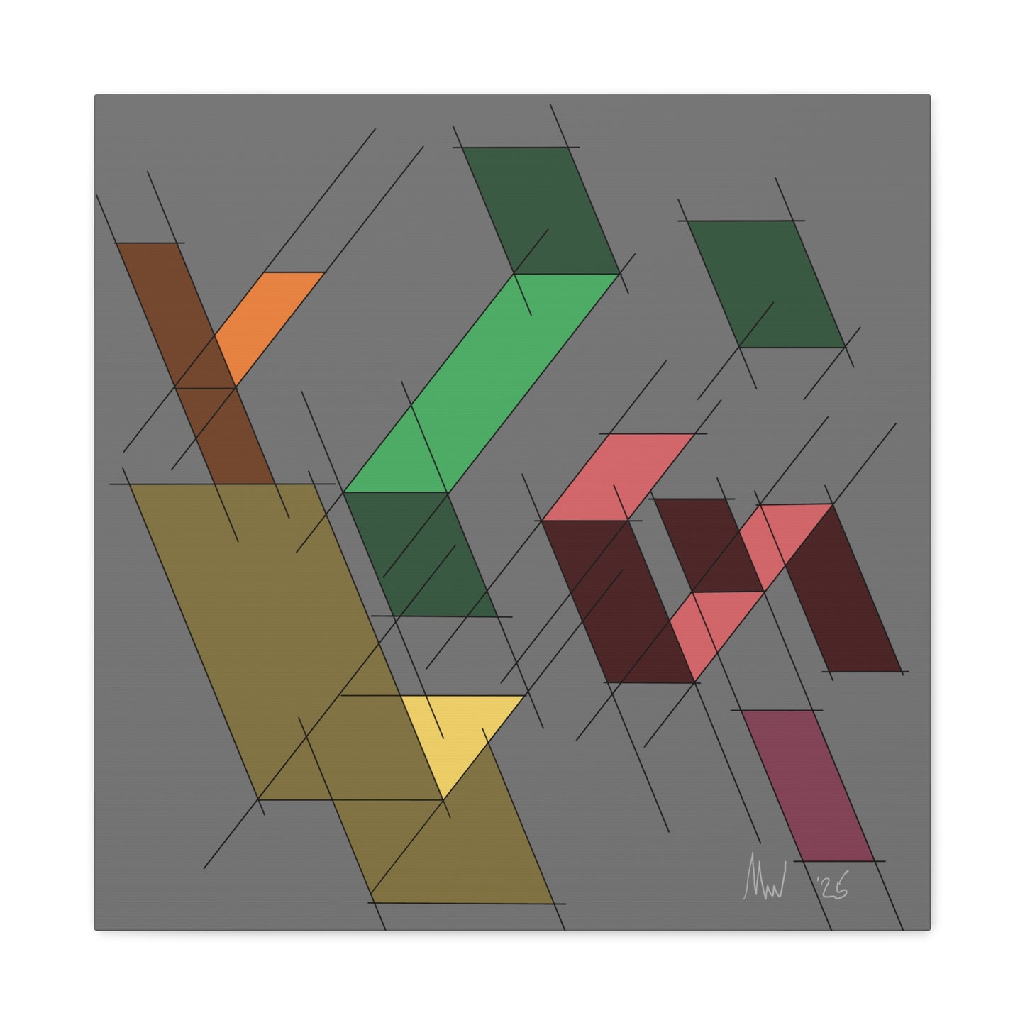 Active floating planes (A)- Classic canvas (Free shipping in Australia)
