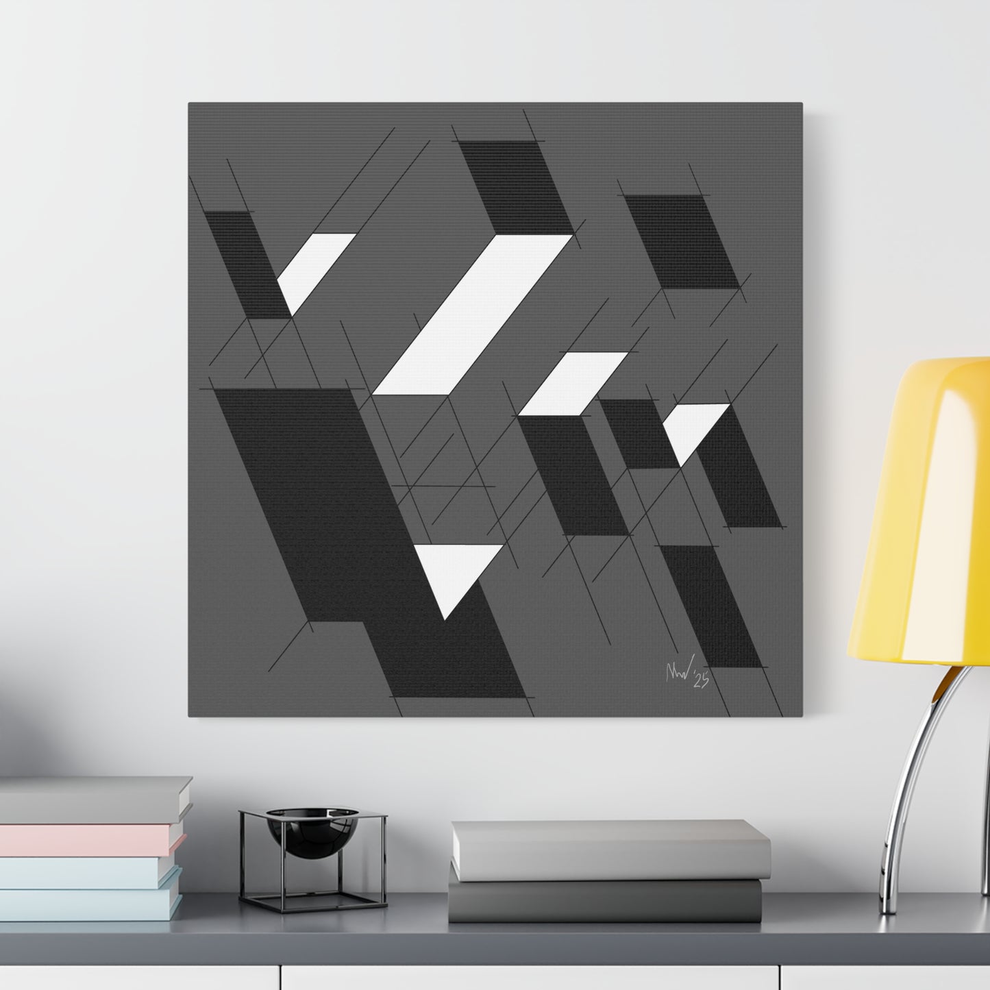 Minimalist floating planes (A)- Classic canvas (Free shipping in Australia)