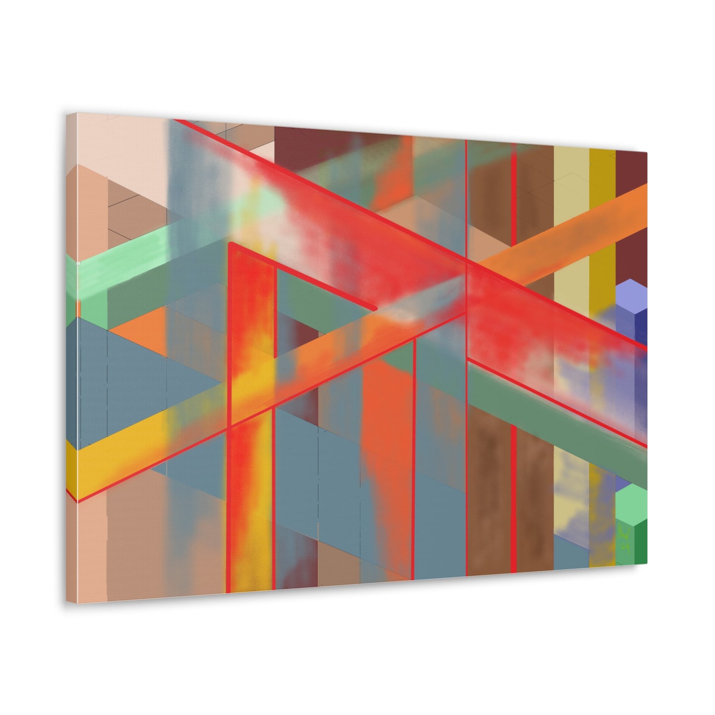 Urban-wide vibrant complexity (group of 3)- Free shipping in Australia (A)