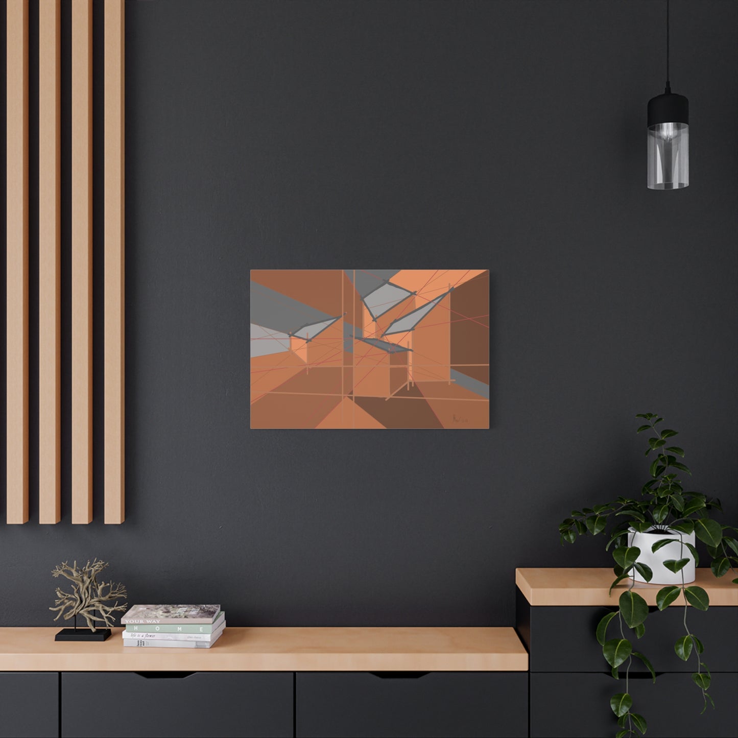 Playful brown 2 (A)- Classic canvas (Free shipping in Australia)