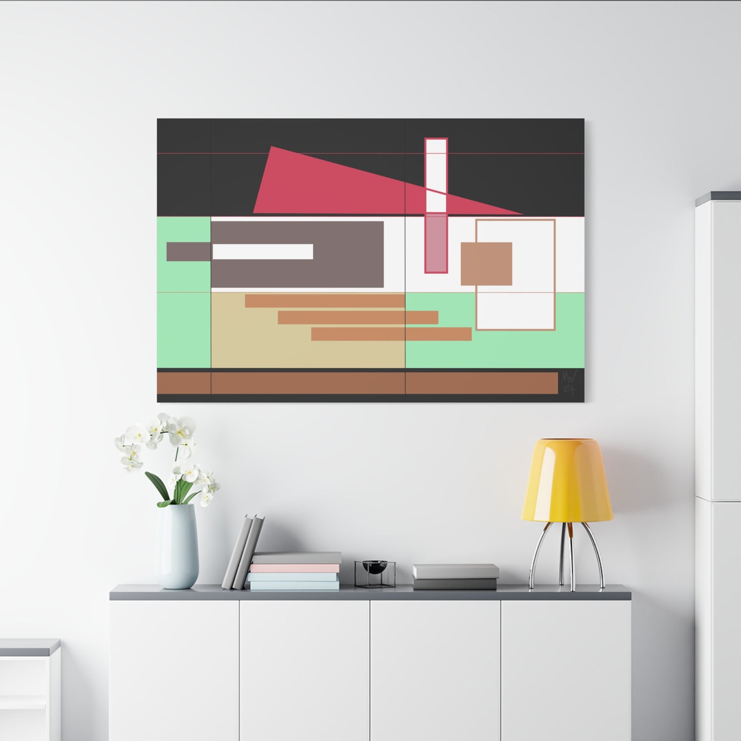 Green poise (A)- Classic canvas (Free shipping in Australia)
