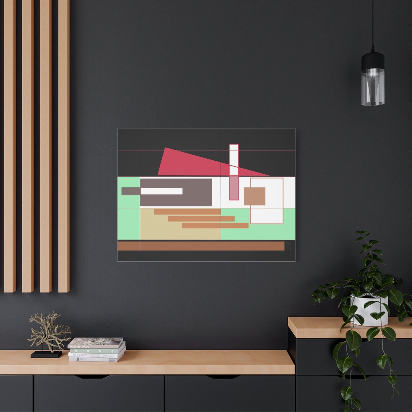 Green poise (A)- Classic canvas (Free shipping in Australia)