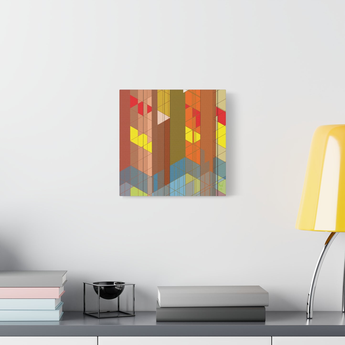 Subdued complexity (A)- Classic canvas (Free shipping in Australia)