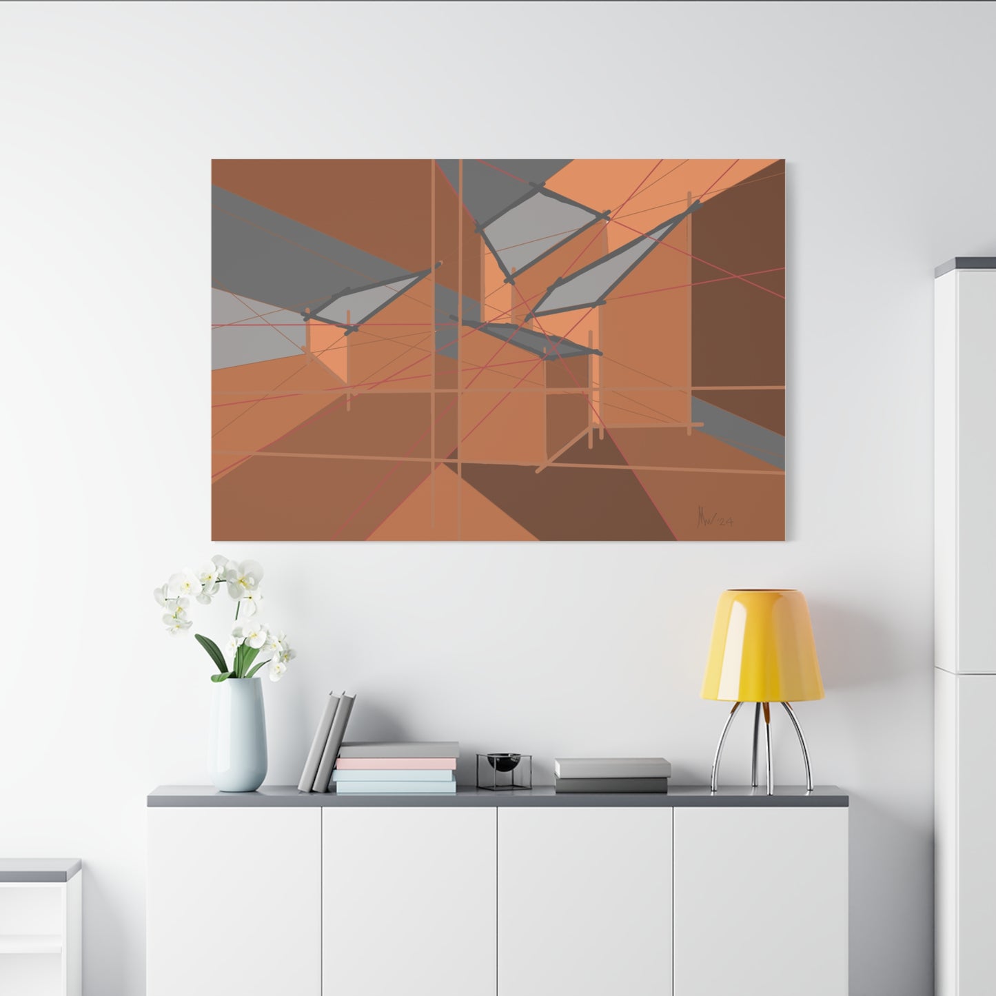 Playful brown 2 (A)- Classic canvas (Free shipping in Australia)