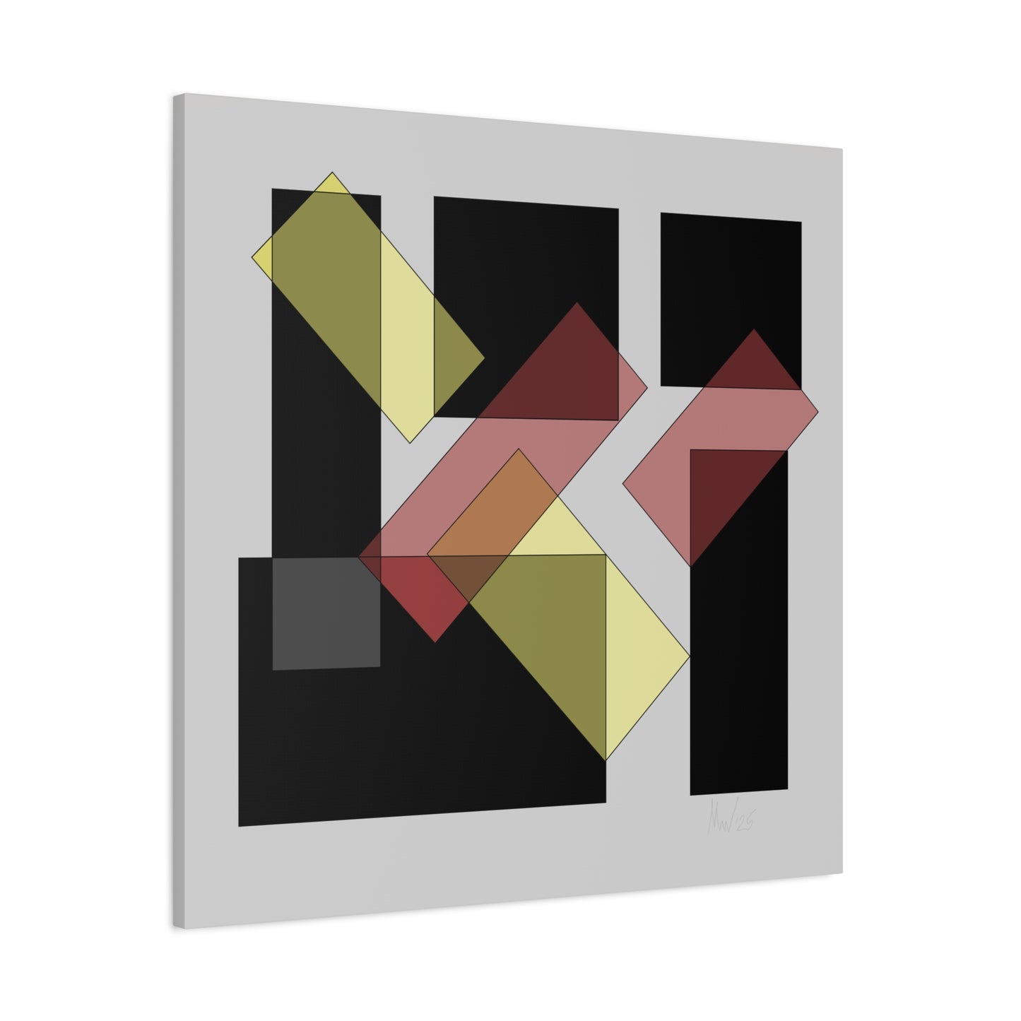 minimalist geometric wall decor set for bedroom