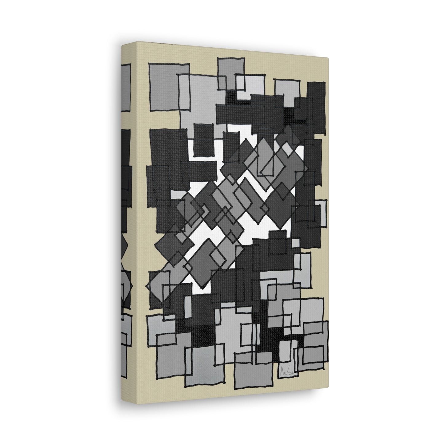 Blocks puzzle (A)- Classic canvas (Free shipping in Australia)