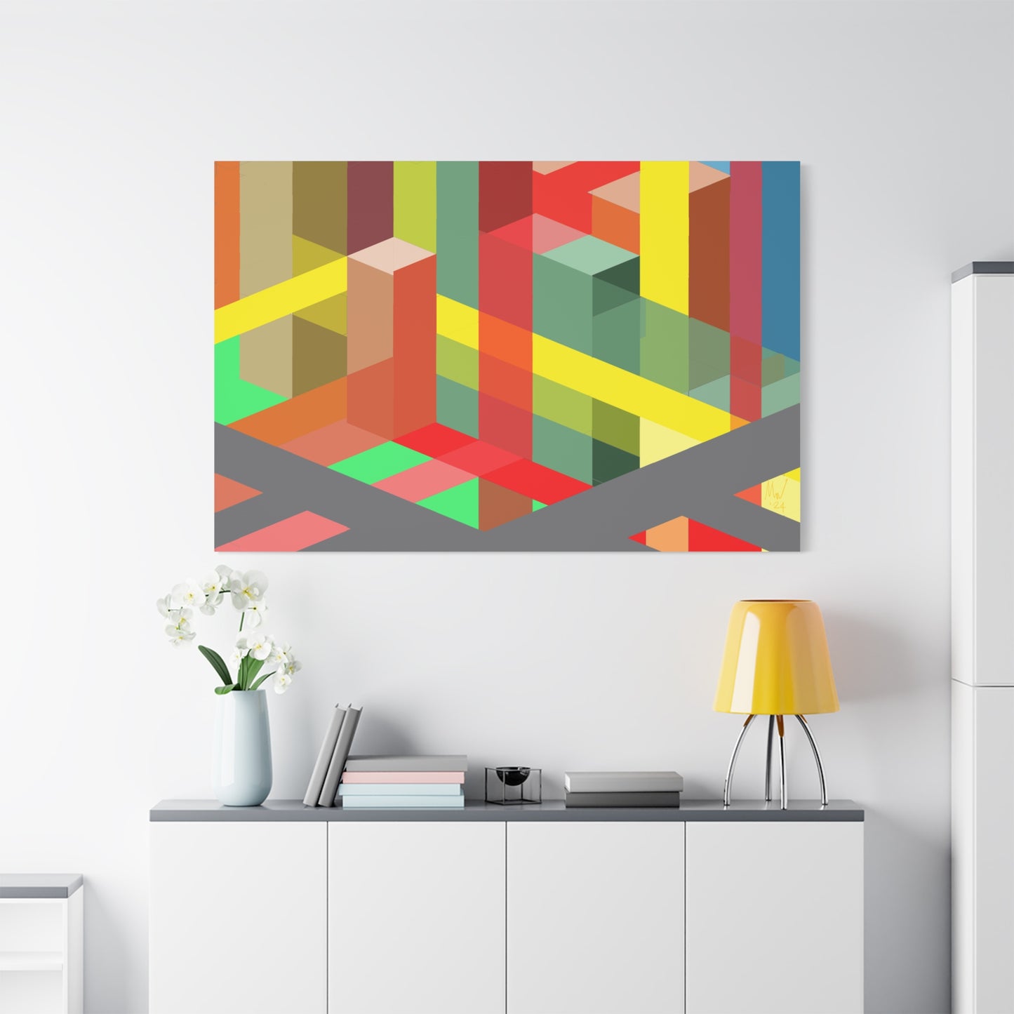 Vibrant urban complexity (U)- Free shipping in the US