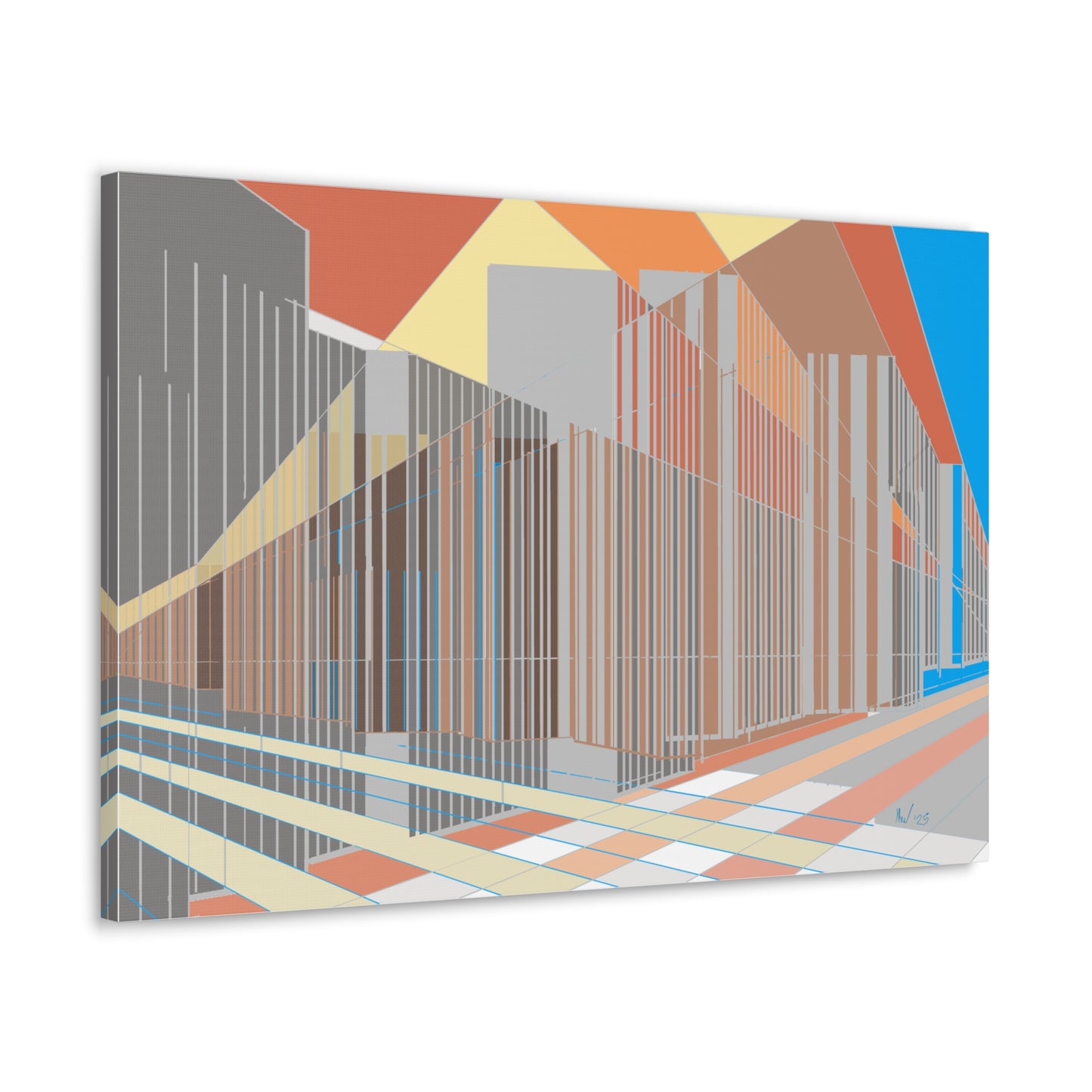 Both and, subdued vibrance (A)- Classic canvas (Free shipping in Australia)
