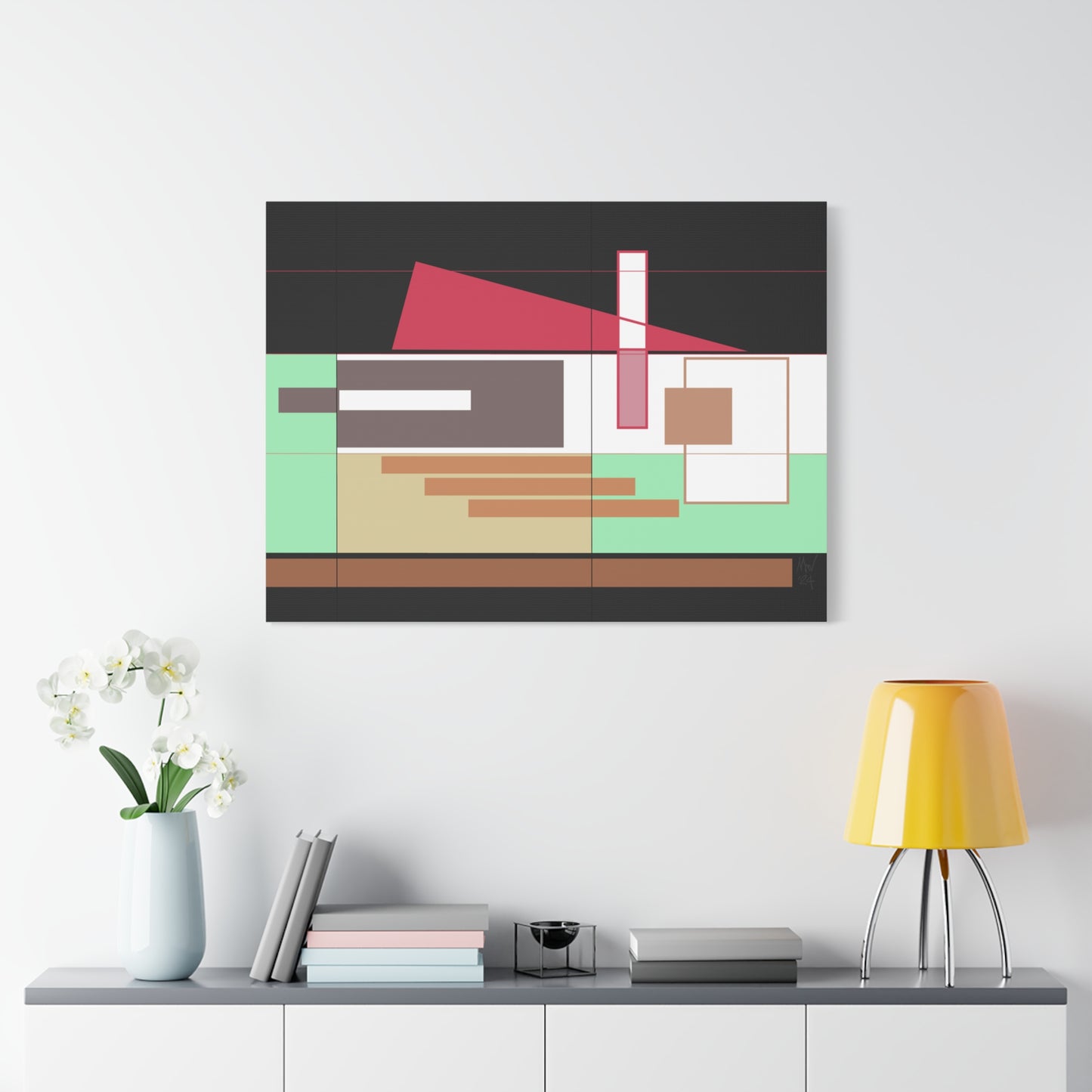 Green poise (A)- Classic canvas (Free shipping in Australia)