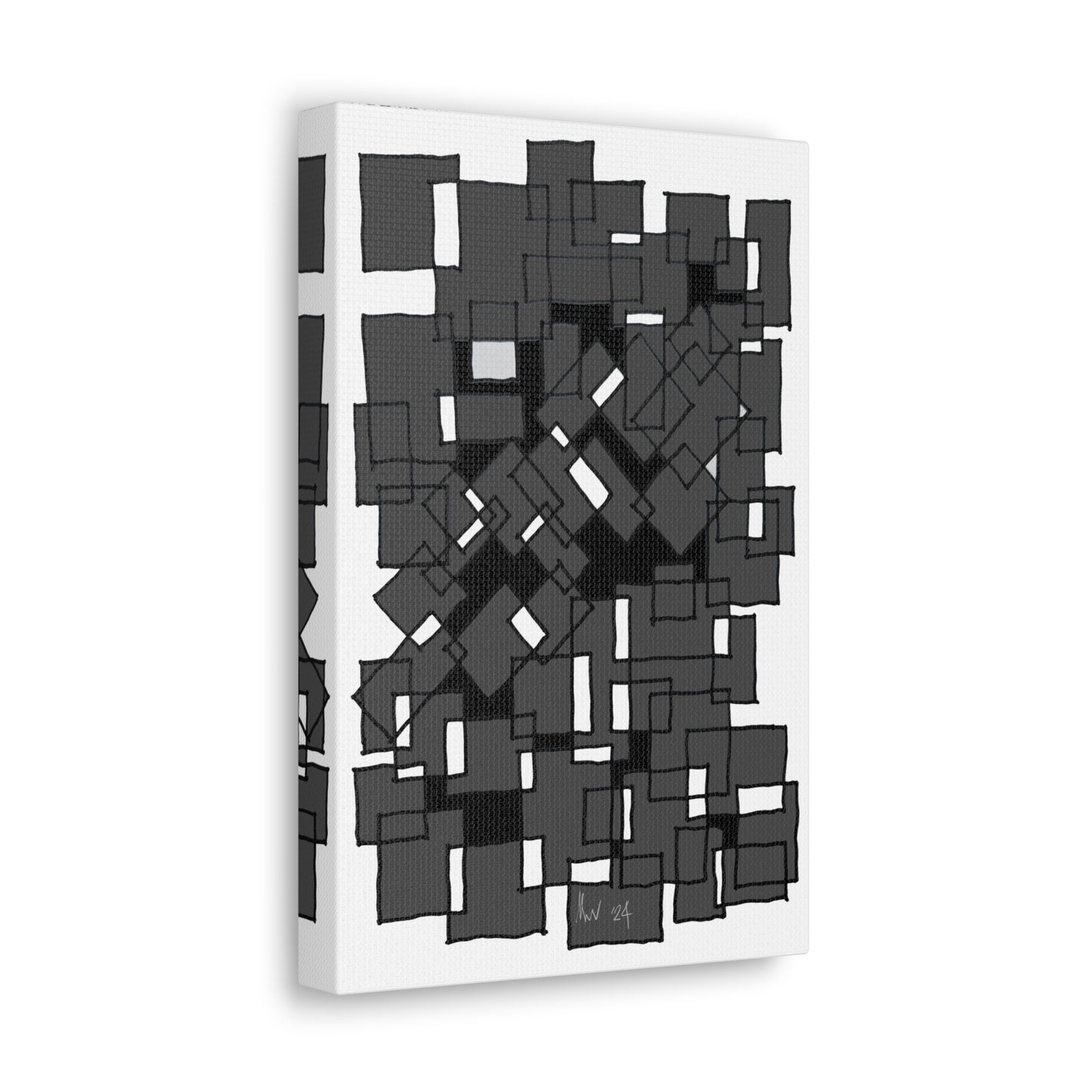 Blocks- secret map (A)- Classic canvas (Free shipping in Australia)
