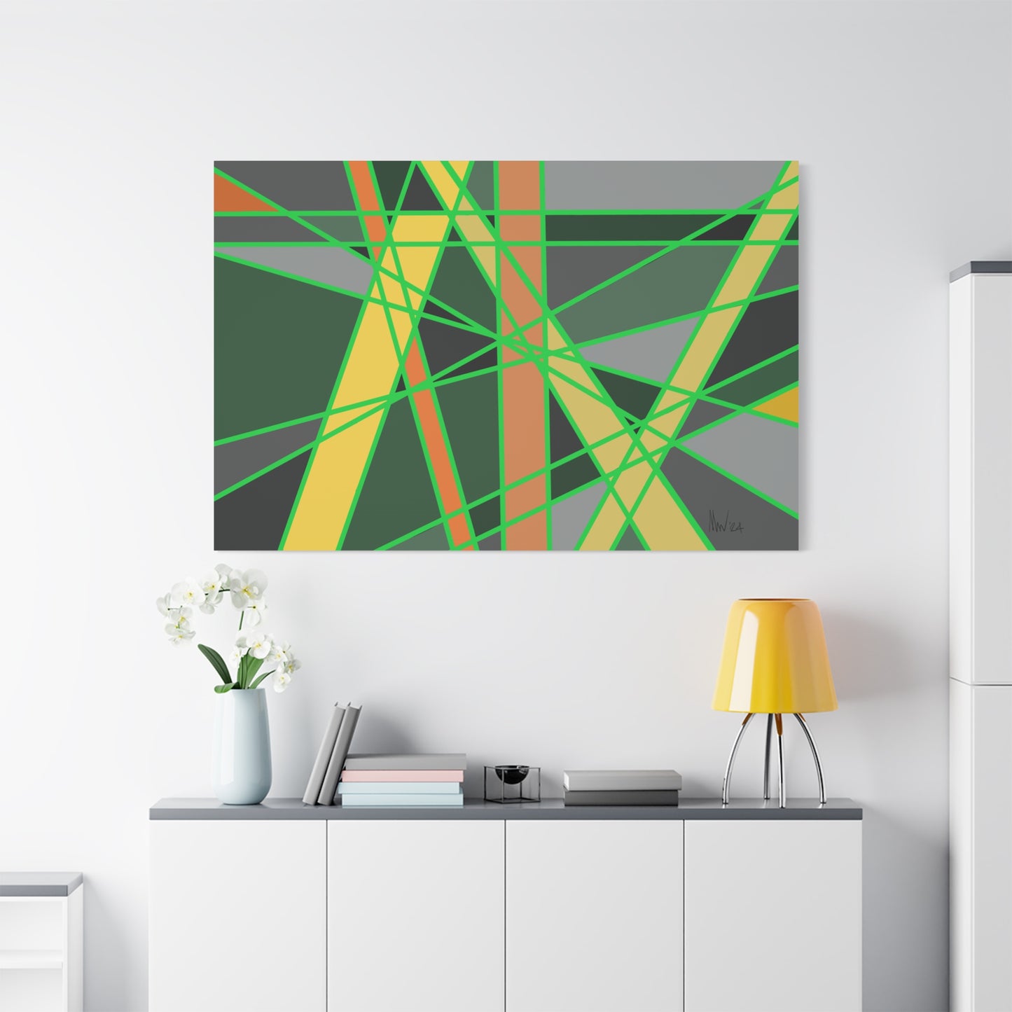 Geometric Paths (group of 3)- free shipping in US and Europe